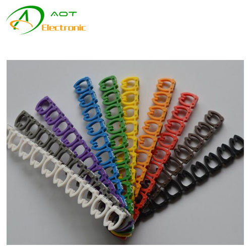 POM Colorful Strips Number and Letter Cable Marker